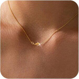 ⚡Gold Yellow Birthstone Necklace for Women Diamond Pendant Charm Chain necklace